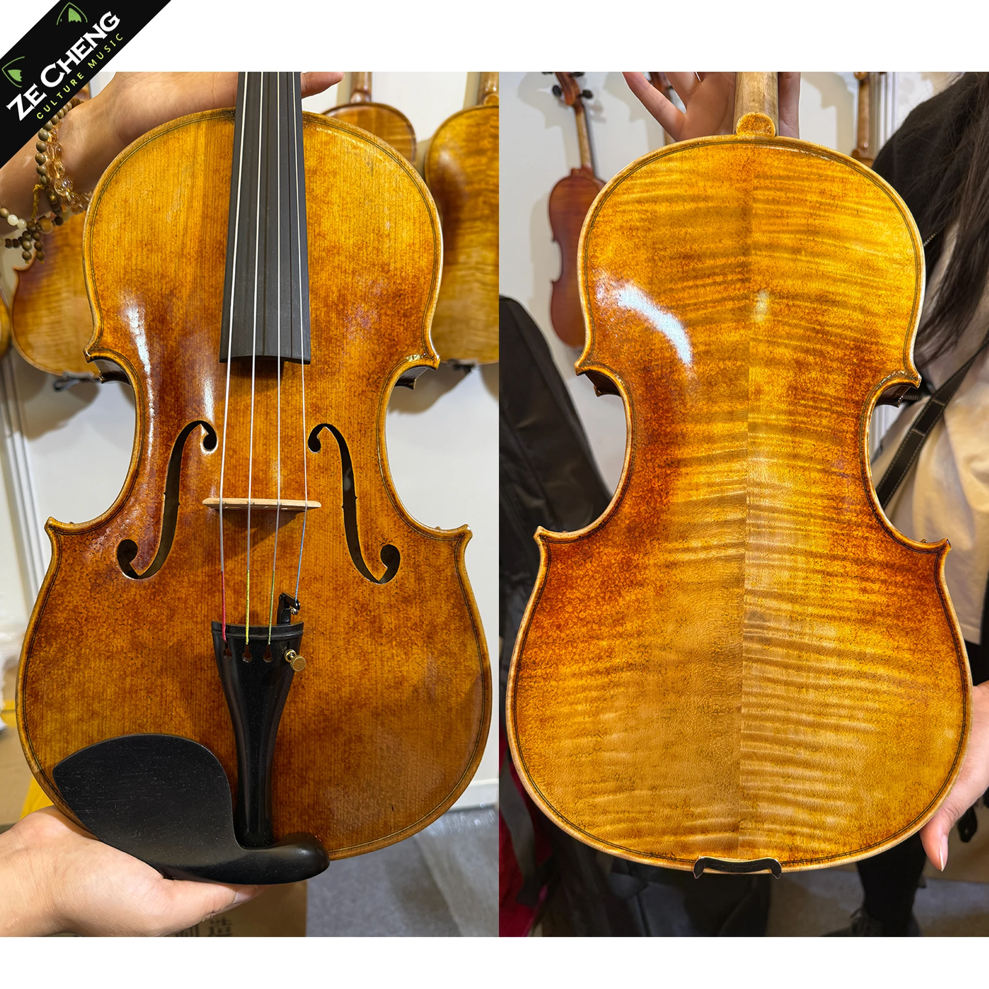 Vintage Antique Style Musical Instrument with Bow & Case, Professional for Adults and Students
Vintage Antique Style Musical Instrument with Bow & Case, Professional for Adults and Students