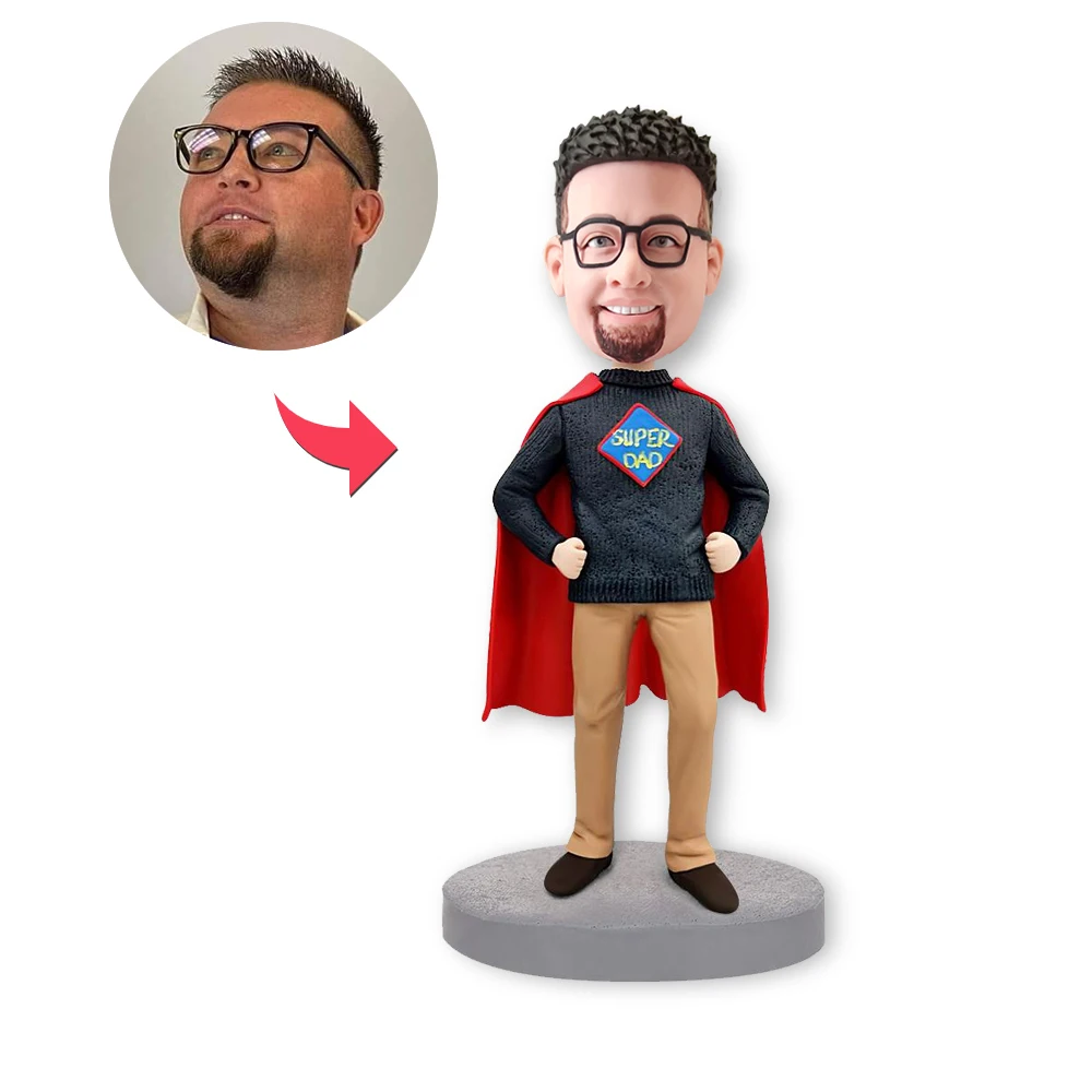 Персонализированная фигурка Bobblehead на заказ, превосходные кепсы для влюбленных, отцов, Лучшие идеи для подарков, основанные на фотографиях папы
Персонализированная фигурка Bobblehead на заказ, превосходные кепсы для влюбленных, отцов, Лучшие идеи для подарков, основанные на фотографиях папы