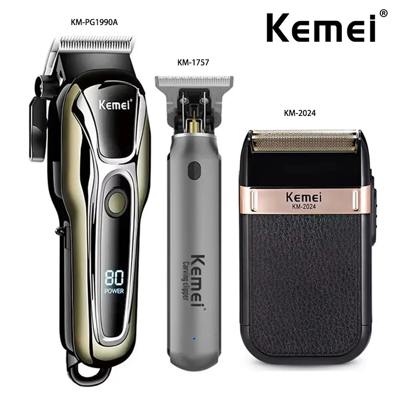 Kemei Hair Clipper Electric Hair Trimmer for men Electric shaver professional Men's Hair cutting machine Wireless barber trimmer
Kemei Hair Clipper Electric Hair Trimmer for men Electric shaver professional Men's Hair cutting machine Wireless barber trimmer
