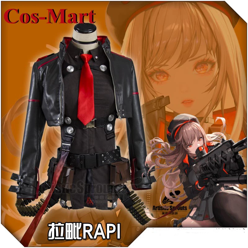 Cos-Mart, горячая игра NIKKE Rapi, карнавальный костюм, модная великолепная боевая форма, женская одежда для вечеринок, ролевых игр
Cos-Mart, горячая игра NIKKE Rapi, карнавальный костюм, модная великолепная боевая форма, женская одежда для вечеринок, ролевых игр