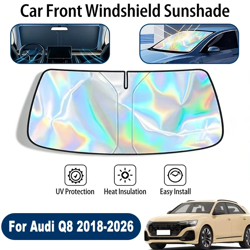 Car Windshield Sun Shade UV Reflective Sun Visor Protection Cover For Audi Q8 4MN 2018-2026
Car Windshield Sun Shade UV Reflective Sun Visor Protection Cover For Audi Q8 4MN 2018-2026