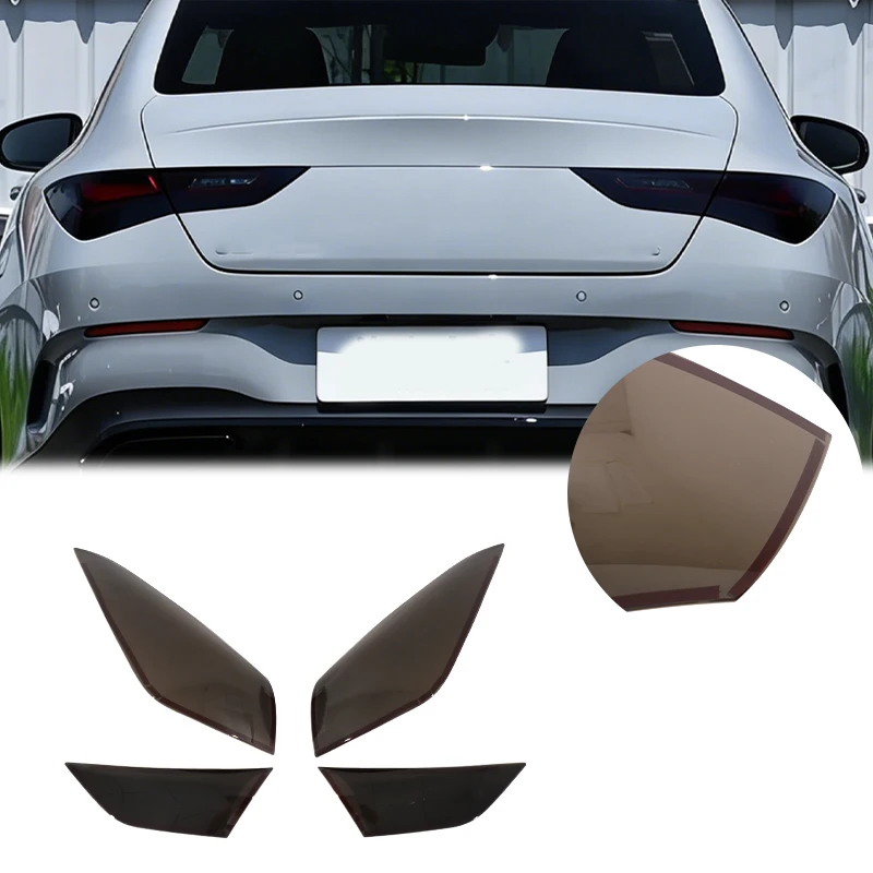 Smoked Transparent Gray ABS Tail Light Cover 4PCS For Mercedes CLA 2020-2025 Exterior Decor Accessories
Smoked Transparent Gray ABS Tail Light Cover 4PCS For Mercedes CLA 2020-2025 Exterior Decor Accessories