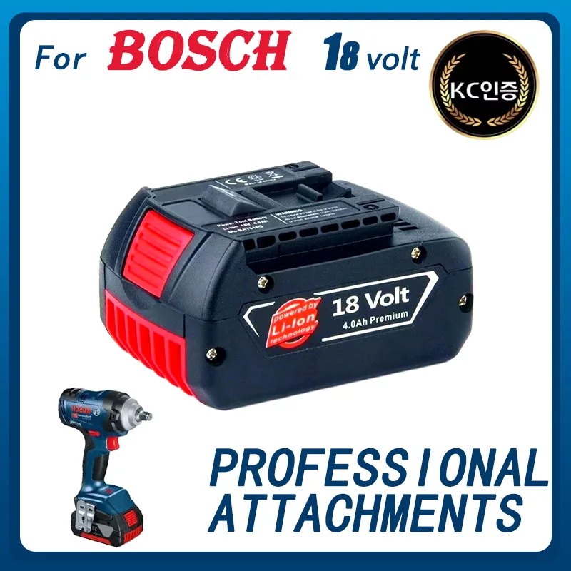 18v Rechargeable Batteries For BOSCH 18V Performance 6.0Ah LITHIUM-ION GDS250-Li GSR180-Li GKS185-Li GWS180-Li GSB185-Li Battery
18v Rechargeable Batteries For BOSCH 18V Performance 6.0Ah LITHIUM-ION GDS250-Li GSR180-Li GKS185-Li GWS180-Li GSB185-Li Battery