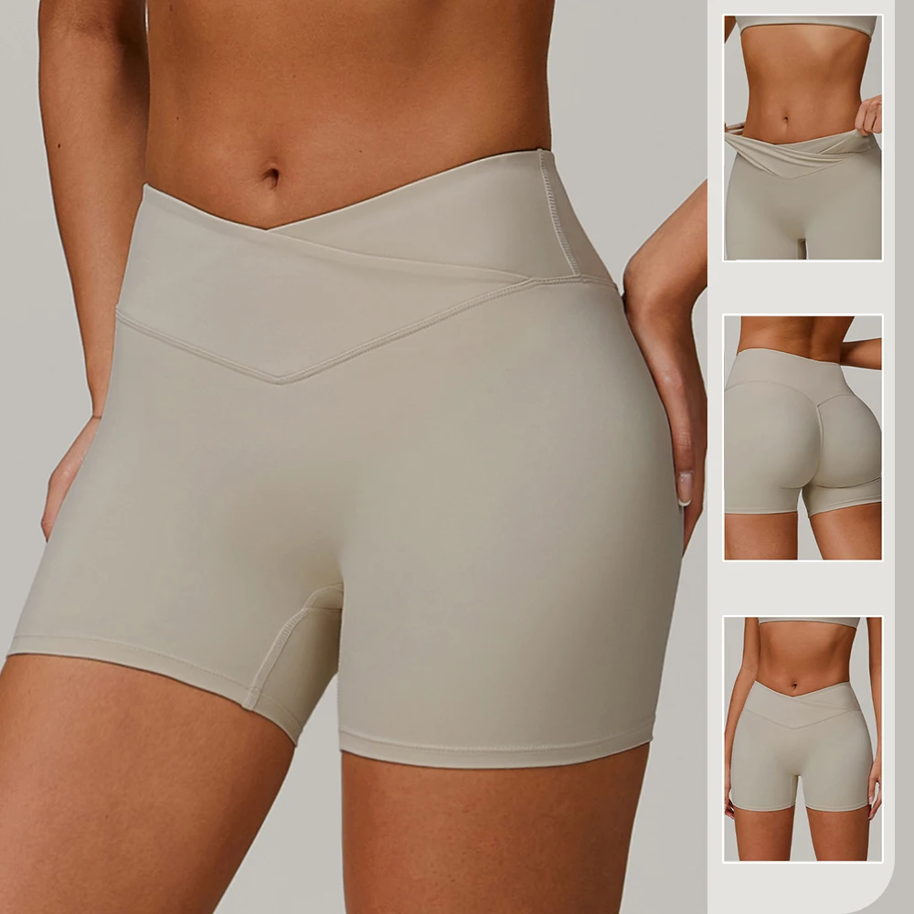 Women's Buttery-Soft Yoga Shorts Crisscross High-Waisted Booty-Lifting Workout Shorts with Compression Versatile for Gym & Yoga
Women's Buttery-Soft Yoga Shorts Crisscross High-Waisted Booty-Lifting Workout Shorts with Compression Versatile for Gym & Yoga