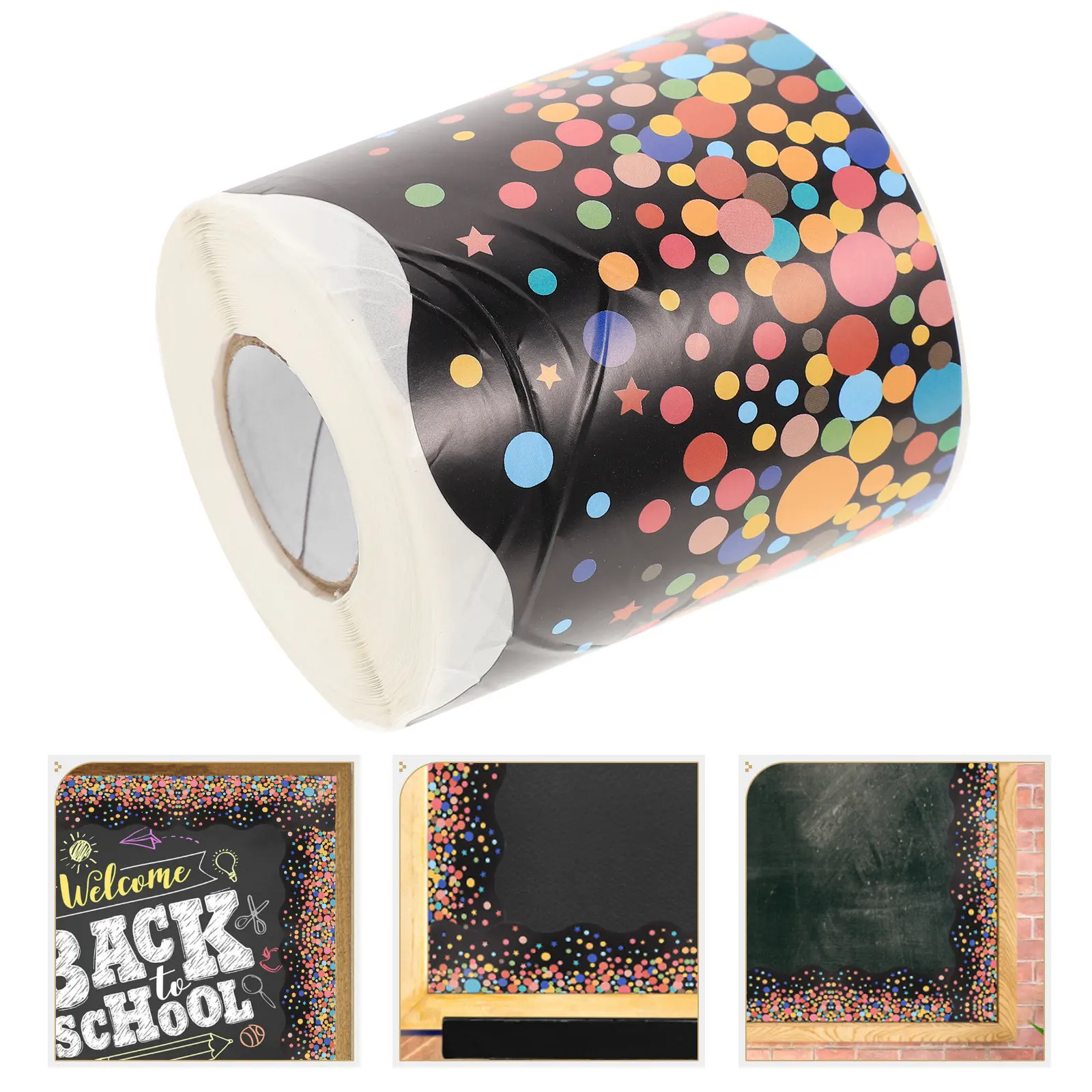 1 Roll Premium Self-Adhesive Border Trim Stickers for Bulletin Boards Blackboards Whiteboards Classroom Home Office Decor
1 Roll Premium Self-Adhesive Border Trim Stickers for Bulletin Boards Blackboards Whiteboards Classroom Home Office Decor