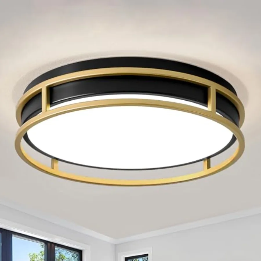 Modern Flush Mount Ceiling Light 5CCT 2700 K-6000 K Dimmable Black and Gold Ceiling Lighting Fixture Minimalist Round LED Ceili
Modern Flush Mount Ceiling Light 5CCT 2700 K-6000 K Dimmable Black and Gold Ceiling Lighting Fixture Minimalist Round LED Ceili
