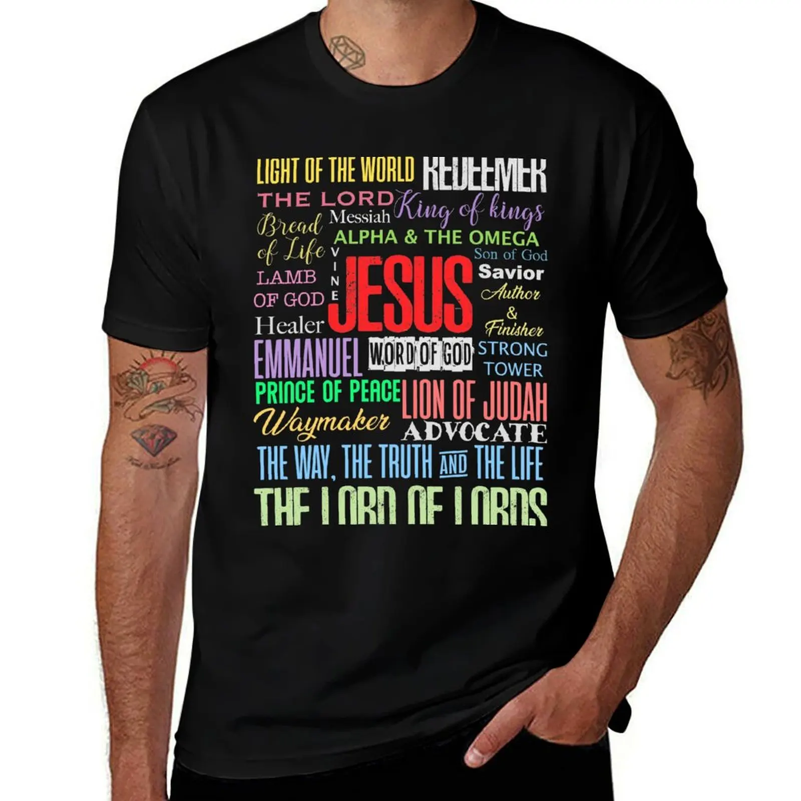 Names of God Lord Jesus Christ - Bible Verse Christian Gifts Store T-Shirt new edition mens white t shirts
Names of God Lord Jesus Christ - Bible Verse Christian Gifts Store T-Shirt new edition mens white t shirts