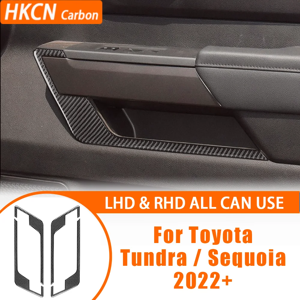 For Toyota Tundra Sequoia 2022+ Car Accessories Carbon Fiber Door Panel Installation Interior Cover Trim Sticker Modification
For Toyota Tundra Sequoia 2022+ Car Accessories Carbon Fiber Door Panel Installation Interior Cover Trim Sticker Modification
