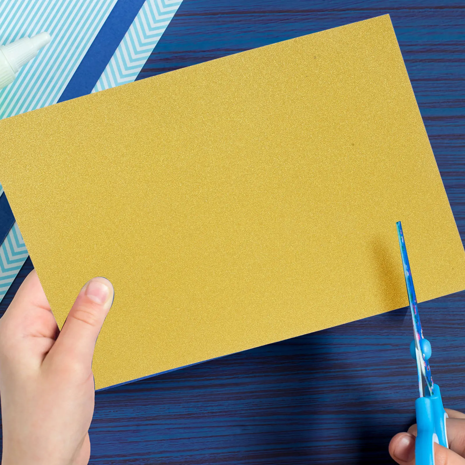 20 Sheets A4 Gold Glitter Cardstock Paper Multi Purpose DIY Craft Paper for Arts Crafts School Kindergarten Home Decoration
20 Sheets A4 Gold Glitter Cardstock Paper Multi Purpose DIY Craft Paper for Arts Crafts School Kindergarten Home Decoration