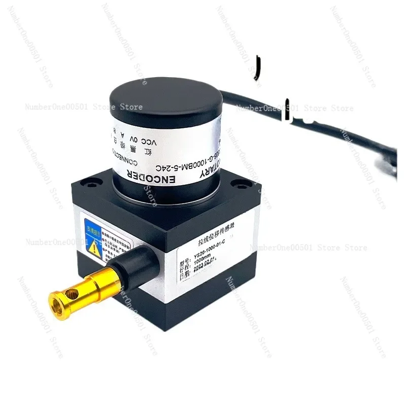 Wire Rope Encoder IP68 Waterproof High Precision Industrial Linear Position Sensor for Hydraulic Gate Warehouse Positioning