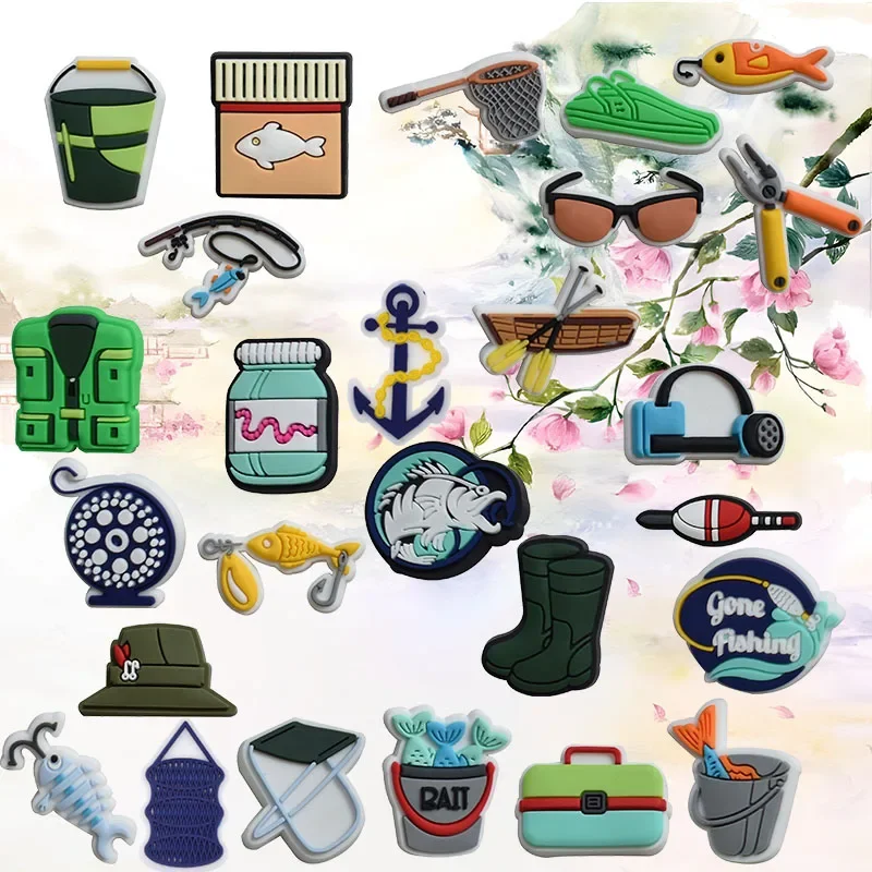 Shoe Charms for Crocs Accessories To Catch Fish Shoes Charm for Croc Decorations Pins Men Accessory Jeans Woman Clogs Clips
Shoe Charms for Crocs Accessories To Catch Fish Shoes Charm for Croc Decorations Pins Men Accessory Jeans Woman Clogs Clips