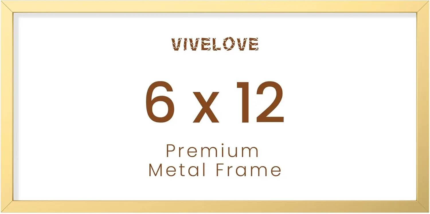 6X12 Metal Picture Frame - 6 X 12 Aluminum P Frame For Wall Mounting Horizontally Or Vertically Display- I For Wall Or Tabletop
6X12 Metal Picture Frame - 6 X 12 Aluminum P Frame For Wall Mounting Horizontally Or Vertically Display- I For Wall Or Tabletop