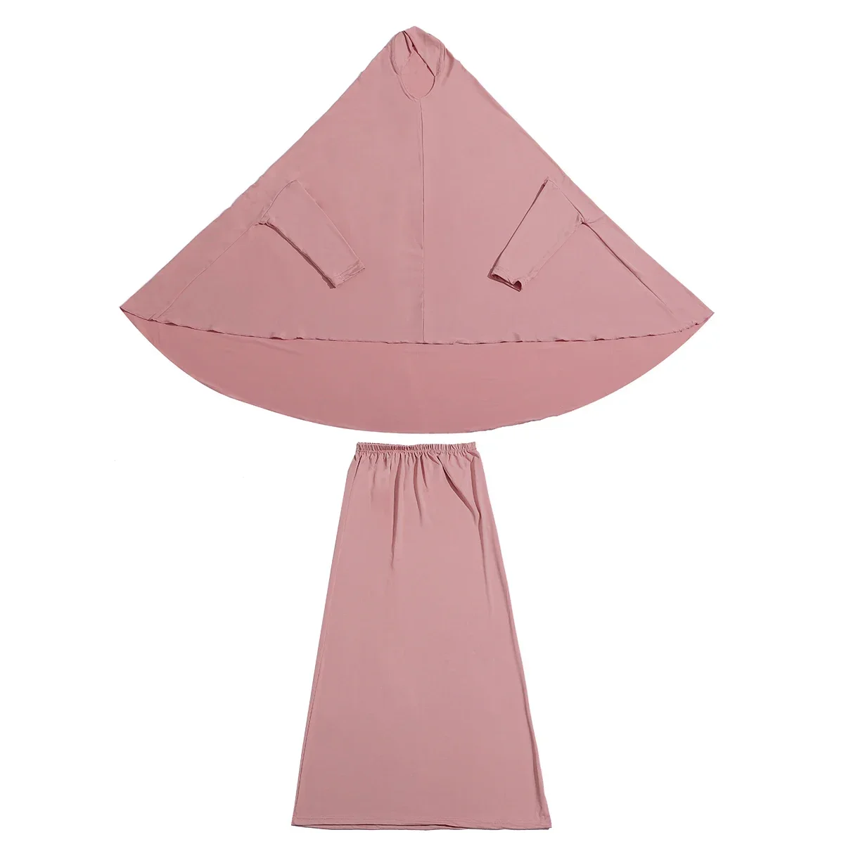 2PCS Muslim Women Hooded Overhead Khimar Tube Skirt Set Eid Ramadan Islam Prayer Garment Clothing Dubai Abaya Hijab Kaftan Robe
2PCS Muslim Women Hooded Overhead Khimar Tube Skirt Set Eid Ramadan Islam Prayer Garment Clothing Dubai Abaya Hijab Kaftan Robe
