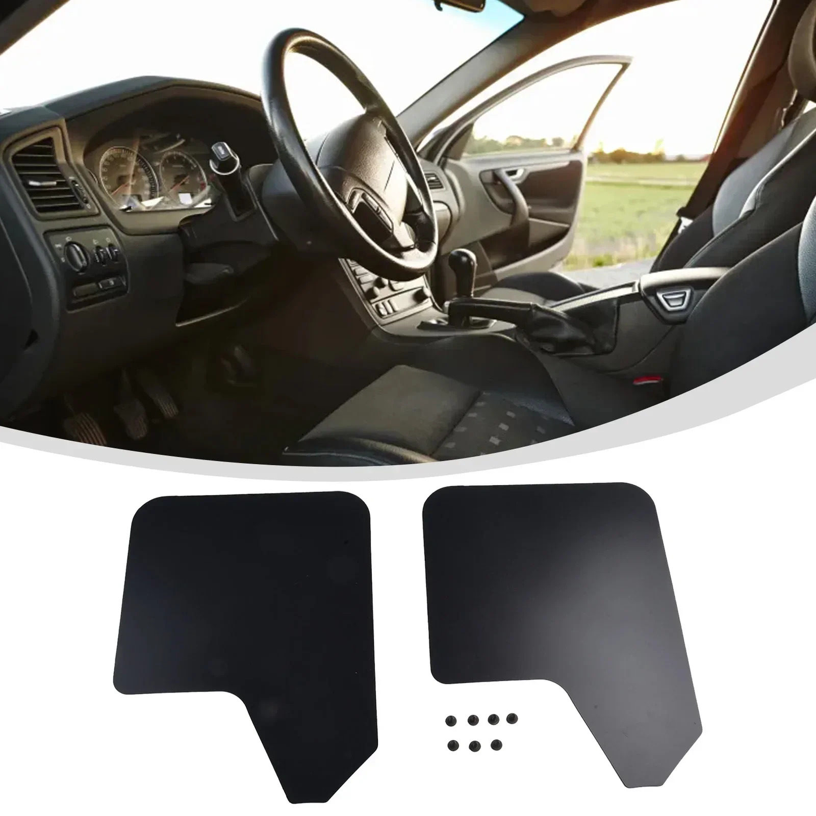 High Quality Auto Accessories Car Mudguard Mud Flaps Mudflaps 2pcs Black Convenient Easy To Use For Car SUV Truck
High Quality Auto Accessories Car Mudguard Mud Flaps Mudflaps 2pcs Black Convenient Easy To Use For Car SUV Truck