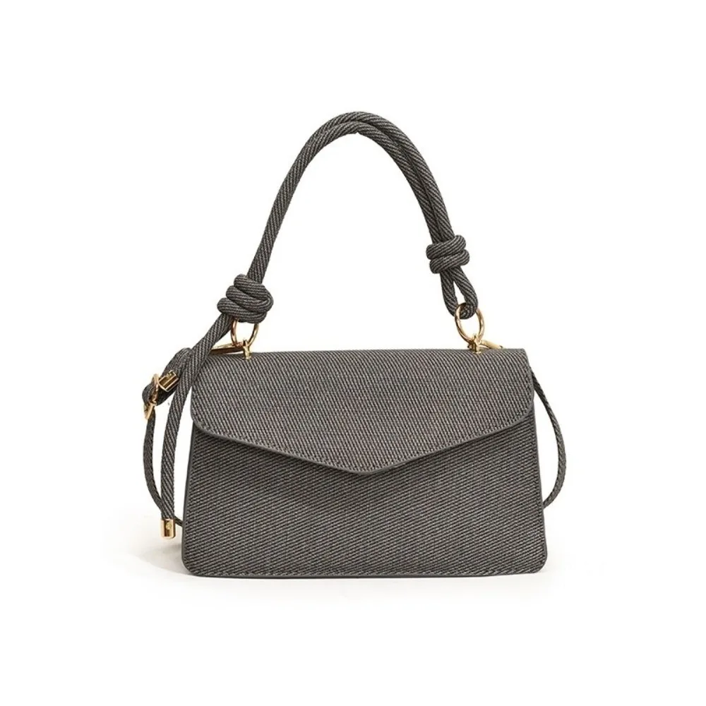 Minimalist Design Knotted Rope Detail Handbag Lightweight Versatile PU Shoulder Tote Bags Stylish Durable Square Crossbody Purse
Minimalist Design Knotted Rope Detail Handbag Lightweight Versatile PU Shoulder Tote Bags Stylish Durable Square Crossbody Purse