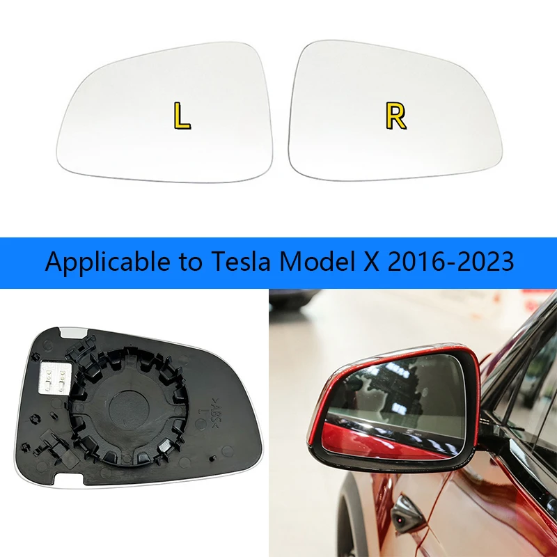 Car Left/Right Side Heated Mirror Glass For Tesla Model X 2016-2023 Car reverse lens rearview mirror
Car Left/Right Side Heated Mirror Glass For Tesla Model X 2016-2023 Car reverse lens rearview mirror