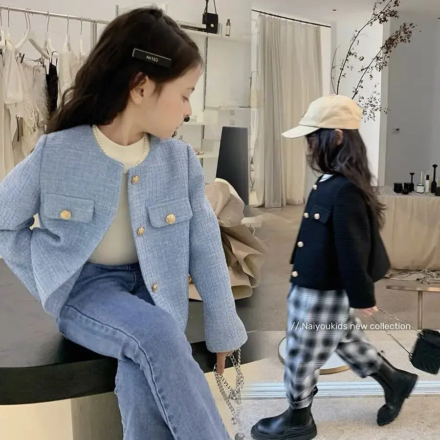 Girls' Coat Spring and Autumn New Style Children's Baby Jacket Temperament Noble Princess Coat
Girls' Coat Spring and Autumn New Style Children's Baby Jacket Temperament Noble Princess Coat