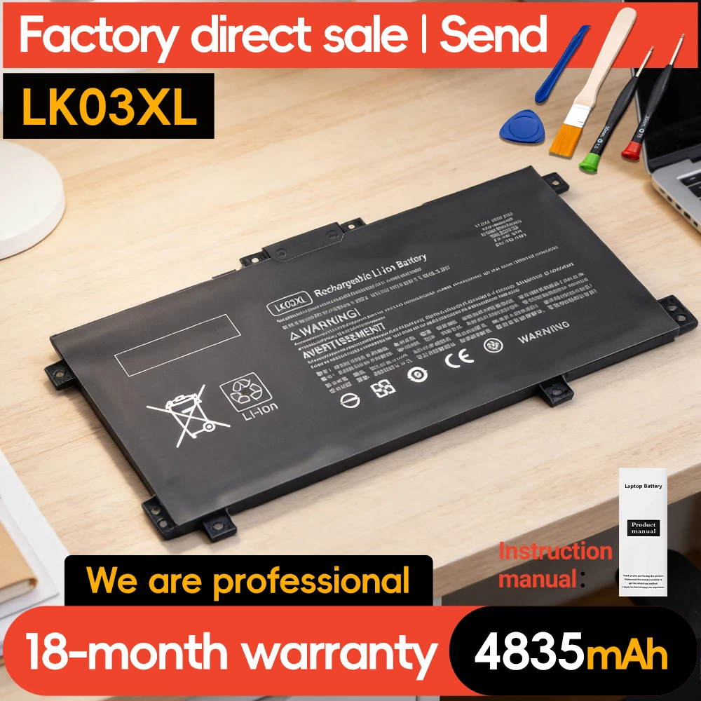 SUOZHAN LK03XL Battery for HP Envy X360 Convertible 15m-cn0012dx 15m-cn0011dx 15m-bp112dx 15m-bq121dx 17m-ae0xx 916814-855 91636
SUOZHAN LK03XL Battery for HP Envy X360 Convertible 15m-cn0012dx 15m-cn0011dx 15m-bp112dx 15m-bq121dx 17m-ae0xx 916814-855 91636