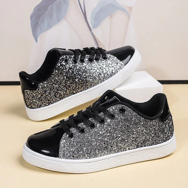 2025 New Fashion Sneakers Women Trend Spring Autumn Platform Lace Up Rhinestone Women Casual Shoes Fashion Shiny Ladies Shoes
2025 New Fashion Sneakers Women Trend Spring Autumn Platform Lace Up Rhinestone Women Casual Shoes Fashion Shiny Ladies Shoes