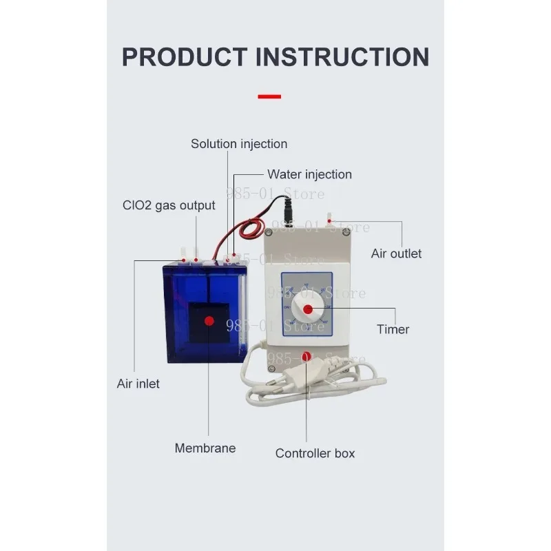 Electrolytic ClO2 Generator, 10% Sodium Chlorite for Water Disinfection
Electrolytic ClO2 Generator, 10% Sodium Chlorite for Water Disinfection