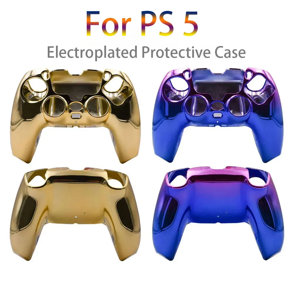 For PS5 electroplated Protective Case Protective Case Controller Gamepad Anti Slip Skin Sleeve Cover playstation 5 Accessories
For PS5 electroplated Protective Case Protective Case Controller Gamepad Anti Slip Skin Sleeve Cover playstation 5 Accessories