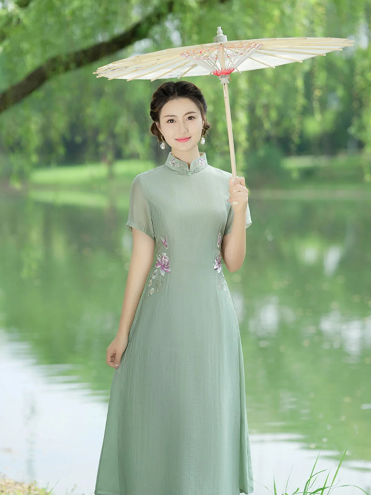 Young Women's Embroidered Dr Retro Sle Summer New Arrival Daily Wear Long Slit No Sve Polyester Fiber
Young Women's Embroidered Dr Retro Sle Summer New Arrival Daily Wear Long Slit No Sve Polyester Fiber