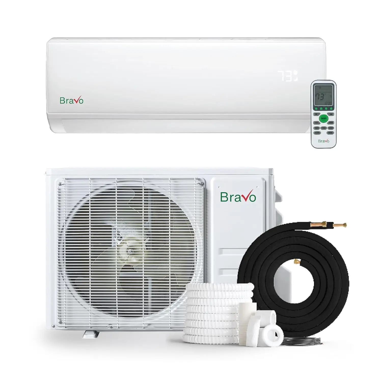 12,000 BTU 115V Ductless Mini Split Air Conditioner & Heat Pump – 17 SEER2 Inverter AC System – Pre-Charged – 13FT, Custom
12,000 BTU 115V Ductless Mini Split Air Conditioner & Heat Pump – 17 SEER2 Inverter AC System – Pre-Charged – 13FT, Custom