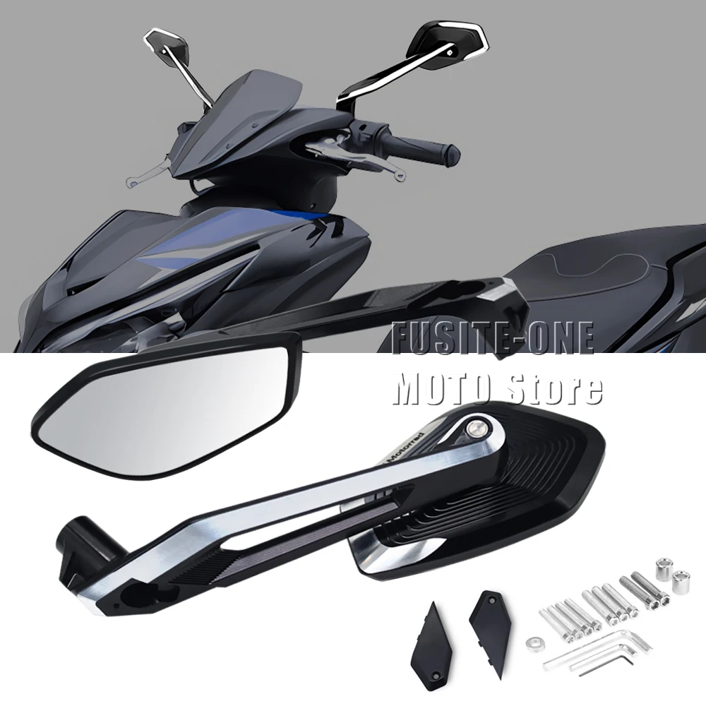 For NVX 155 AEROX 155 AEROSPORTS X 2017-2023 High definition wide-angle adventure motorcycle accessory side rearview mirror
For NVX 155 AEROX 155 AEROSPORTS X 2017-2023 High definition wide-angle adventure motorcycle accessory side rearview mirror