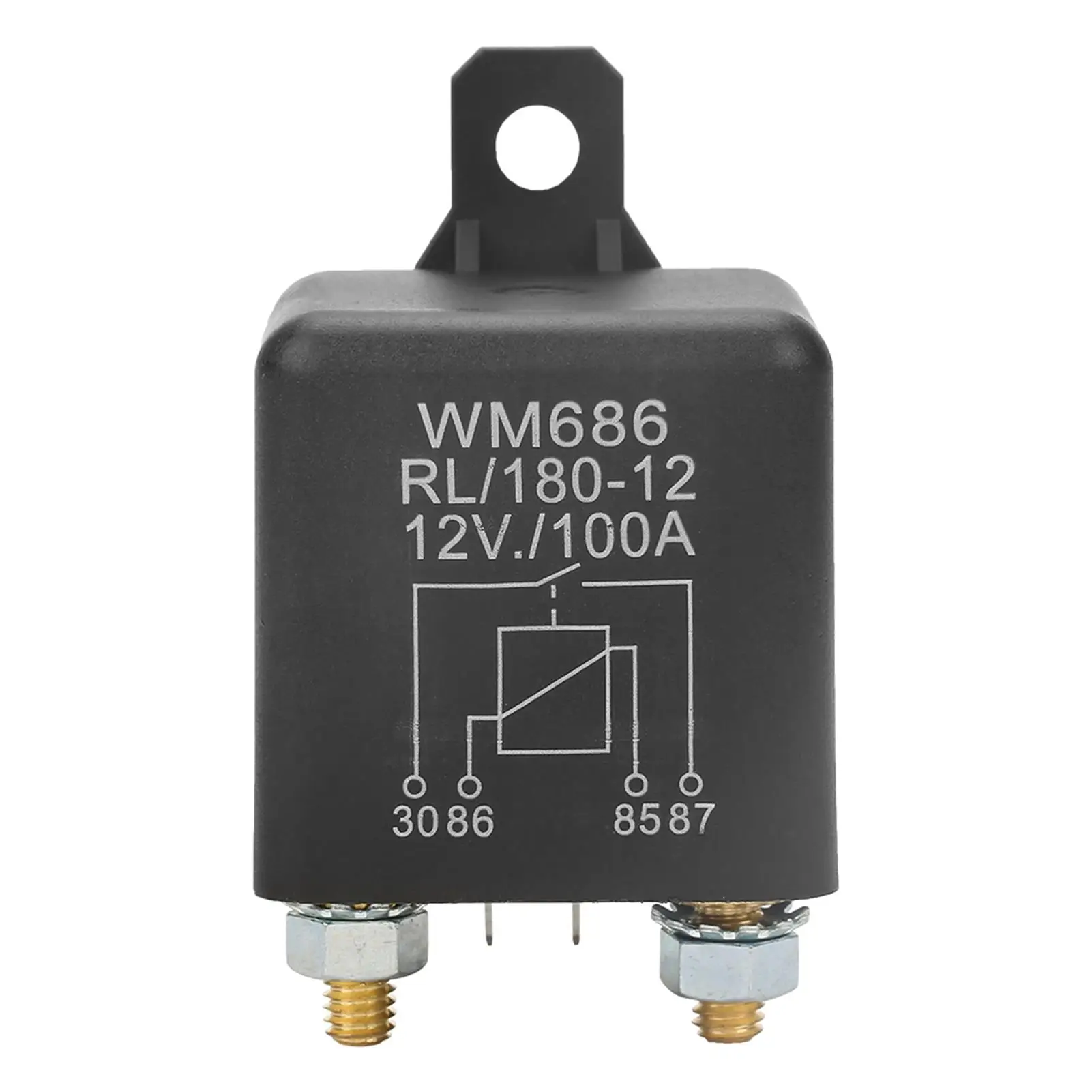 WM686 100A Normal Open Heavy Duty Car Starter for relay control Battery ON/OFF RL/180 DC 12V
WM686 100A Normal Open Heavy Duty Car Starter for relay control Battery ON/OFF RL/180 DC 12V
