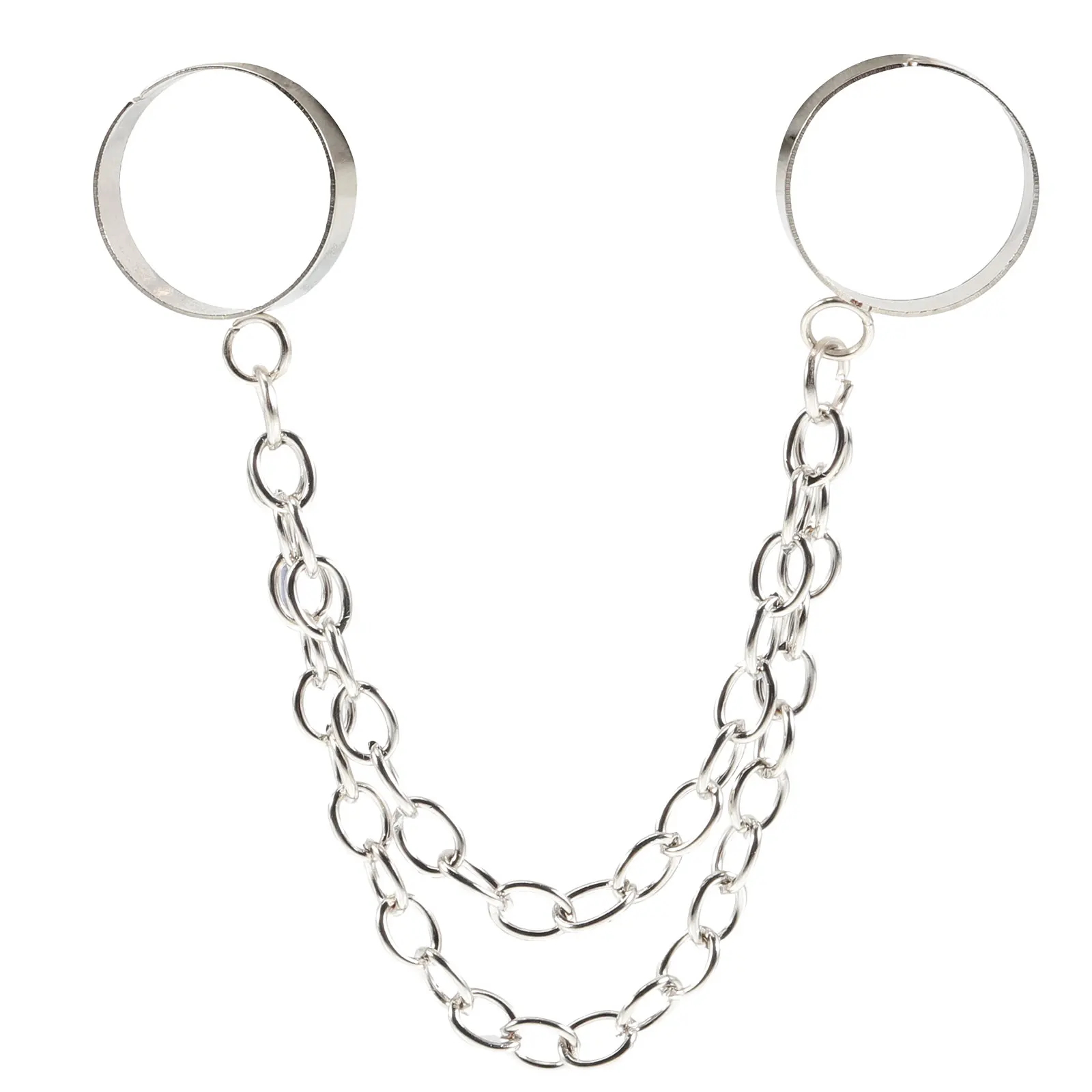 2Pcs Adjustable Chain Rings for Women Double Chain Finger Ring Gothic Vintage Ring Chains Cool Rings for Females
2Pcs Adjustable Chain Rings for Women Double Chain Finger Ring Gothic Vintage Ring Chains Cool Rings for Females