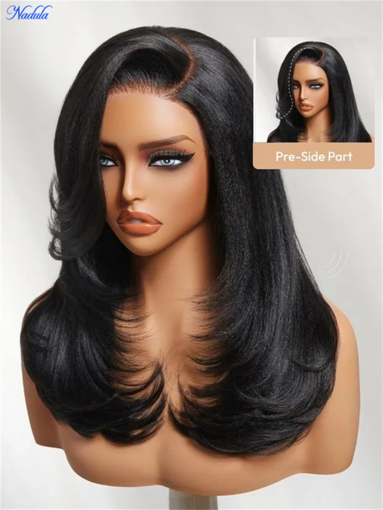 Nadula 7X5 Bye Bye Knots BOB Glueless Wig 100% Human Hair Side Part Yaki Straight Pre Cut Transparent Lace Drawstring Wig
Nadula 7X5 Bye Bye Knots BOB Glueless Wig 100% Human Hair Side Part Yaki Straight Pre Cut Transparent Lace Drawstring Wig