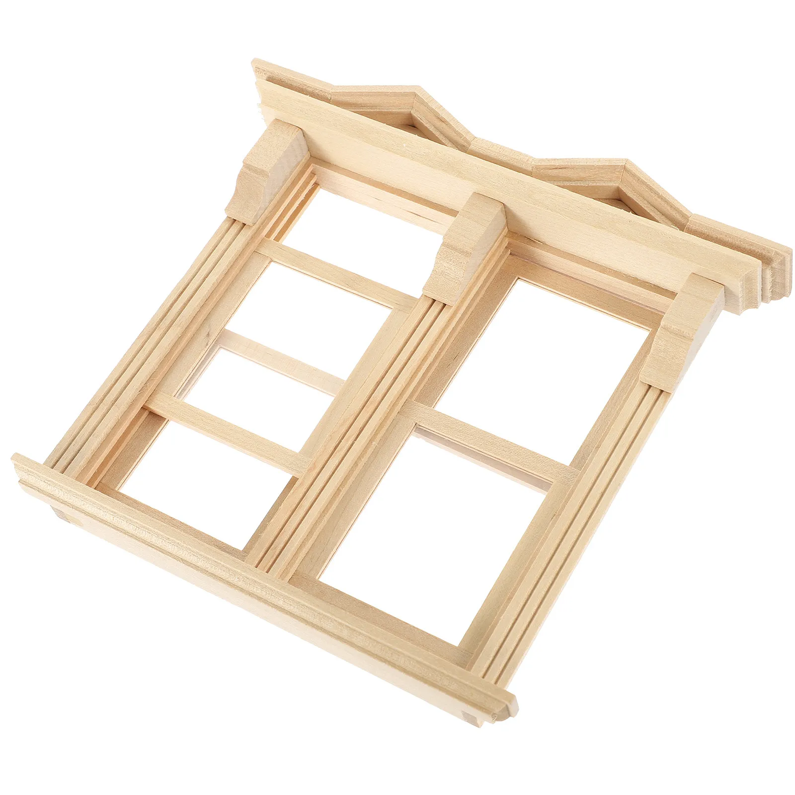 Mini Blank Wooden Window Frame Dollhouse Decor Realistic Miniature Design for DIY House Layout Small Home Adornment Furniture
Mini Blank Wooden Window Frame Dollhouse Decor Realistic Miniature Design for DIY House Layout Small Home Adornment Furniture
