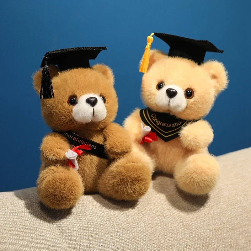 18cm Cute Doctor Cap Bear Doll Clothes Bear Stuffed Animals Plush Toys Boys Girls Students Graduation Gift Home Decoration
18cm Cute Doctor Cap Bear Doll Clothes Bear Stuffed Animals Plush Toys Boys Girls Students Graduation Gift Home Decoration