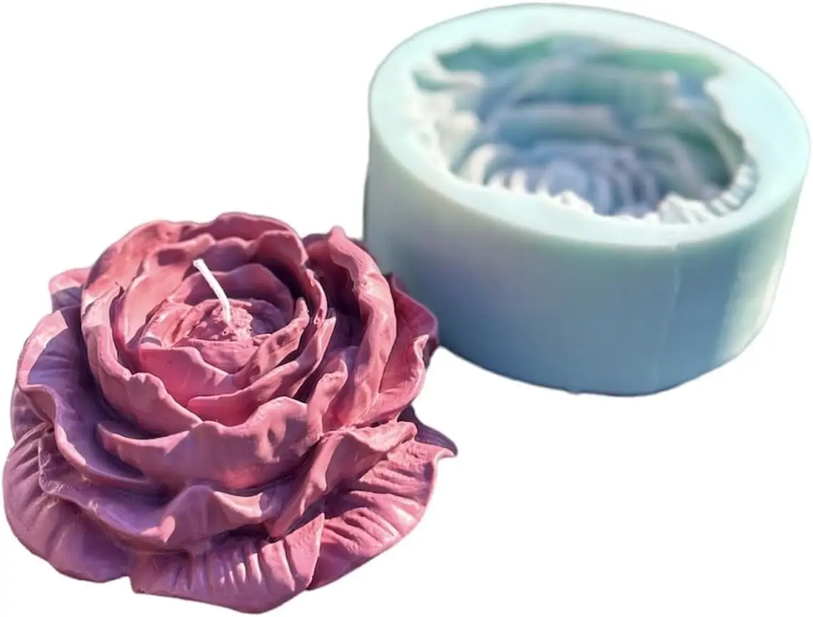 Large peony mold rose mold Big peony candle mold King size peony mold
Large peony mold rose mold Big peony candle mold King size peony mold