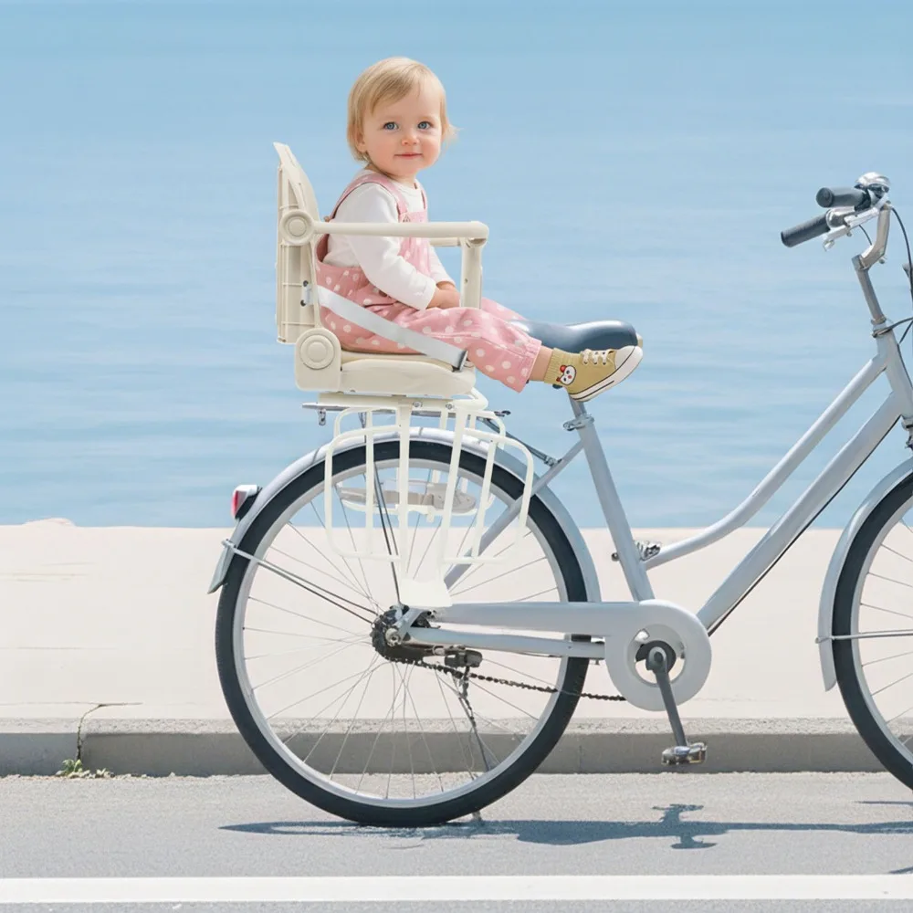 Детское велосипедное сиденье, сиденье для велосипеда, детское велосипедное кресло, заднее крепление, коричневое, безопасное, для езды на улице, универсальное, для детей 3-8 лет
Детское велосипедное сиденье, сиденье для велосипеда, детское велосипедное кресло, заднее крепление, коричневое, безопасное, для езды на улице, универсальное, для детей 3-8 лет