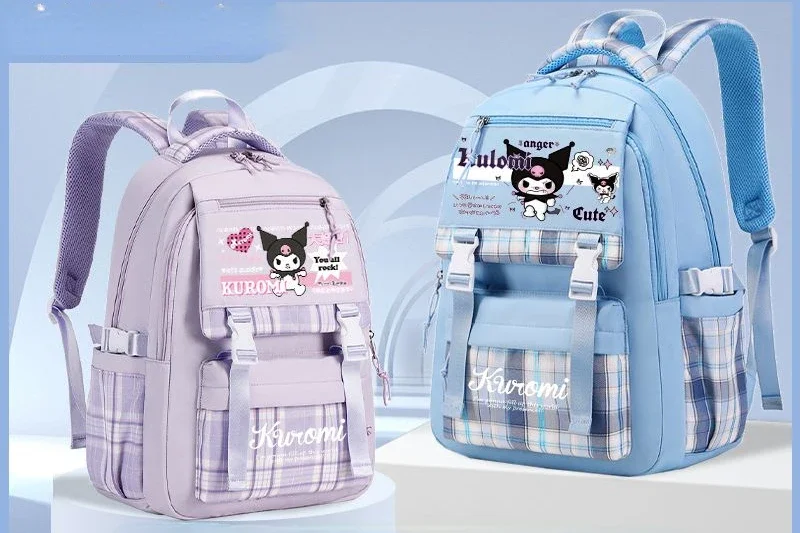 Sanrio Anime Kuromi Schoolbag Female Student Good-looking Lightweight Backpack Children's Special Fashion Mochilas
Sanrio Anime Kuromi Schoolbag Female Student Good-looking Lightweight Backpack Children's Special Fashion Mochilas