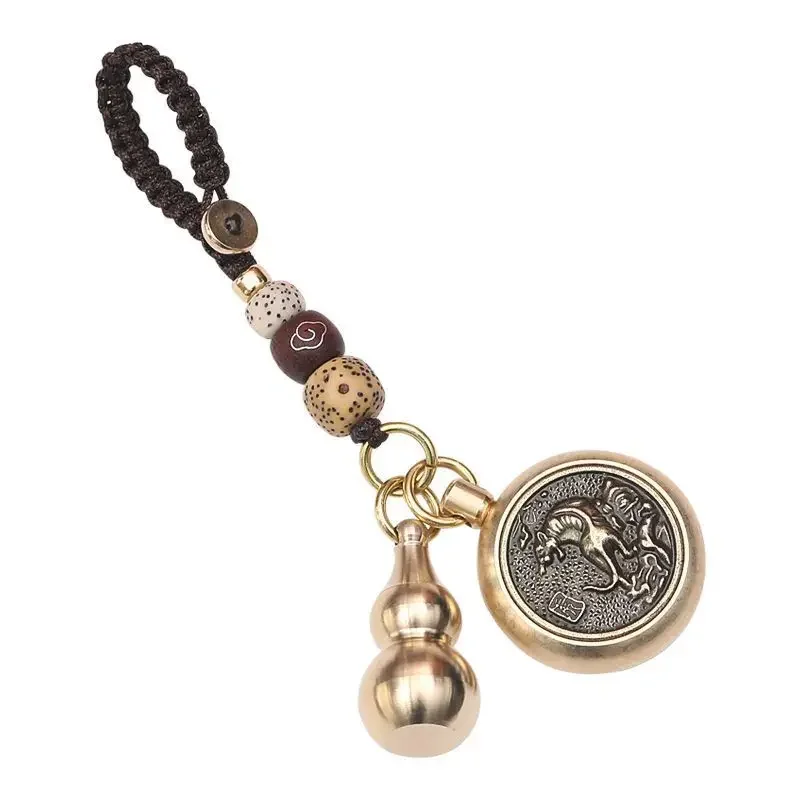 Lucky money transfer money cinnabar zodiac keychain brass pendant for the Year of the Tiger men's car pendant Pixiu gourd pendat
Lucky money transfer money cinnabar zodiac keychain brass pendant for the Year of the Tiger men's car pendant Pixiu gourd pendat