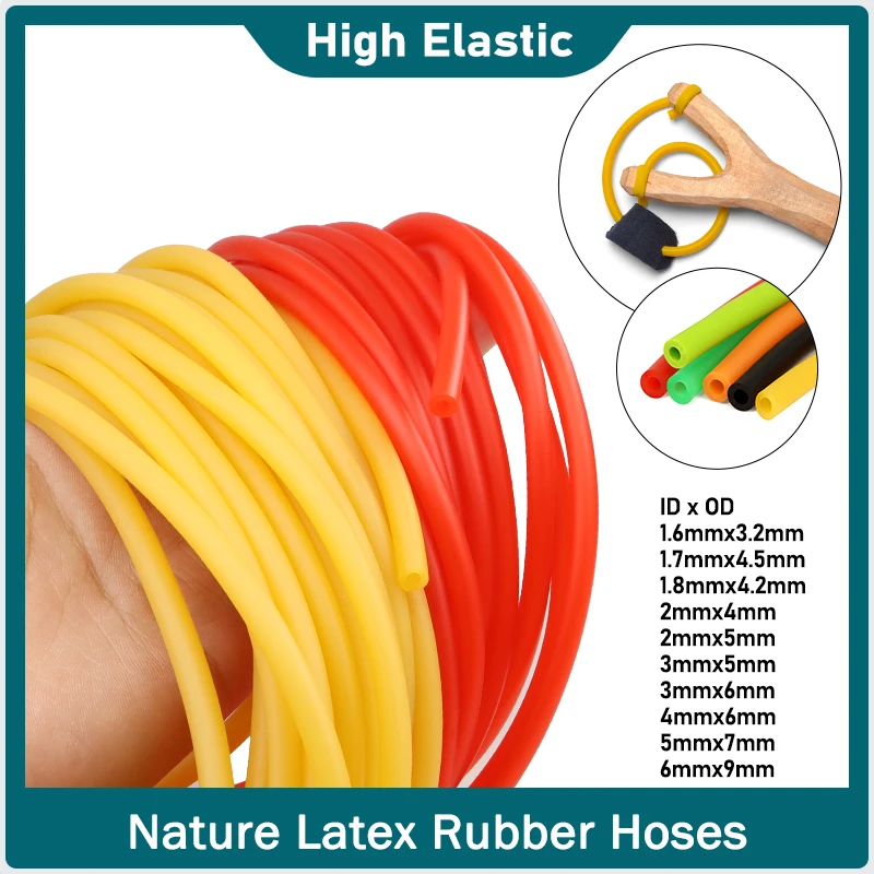 1/5/10/20m Nature Latex Rubber Hoses ID1.6/1.7/1.8/2/3/4/5/6mm Speargun Tension Belt Elastic Rubber Band Slingshot Catapult Tube
1/5/10/20m Nature Latex Rubber Hoses ID1.6/1.7/1.8/2/3/4/5/6mm Speargun Tension Belt Elastic Rubber Band Slingshot Catapult Tube