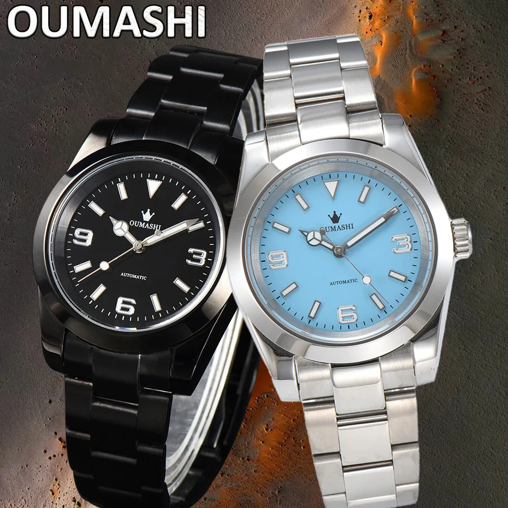 39mm NH35 Watch Digital Enamel Dial High Quality Automatic Mechanical Watch Sapphire Glass Waterproof Case NH35 Movement Watch
39mm NH35 Watch Digital Enamel Dial High Quality Automatic Mechanical Watch Sapphire Glass Waterproof Case NH35 Movement Watch