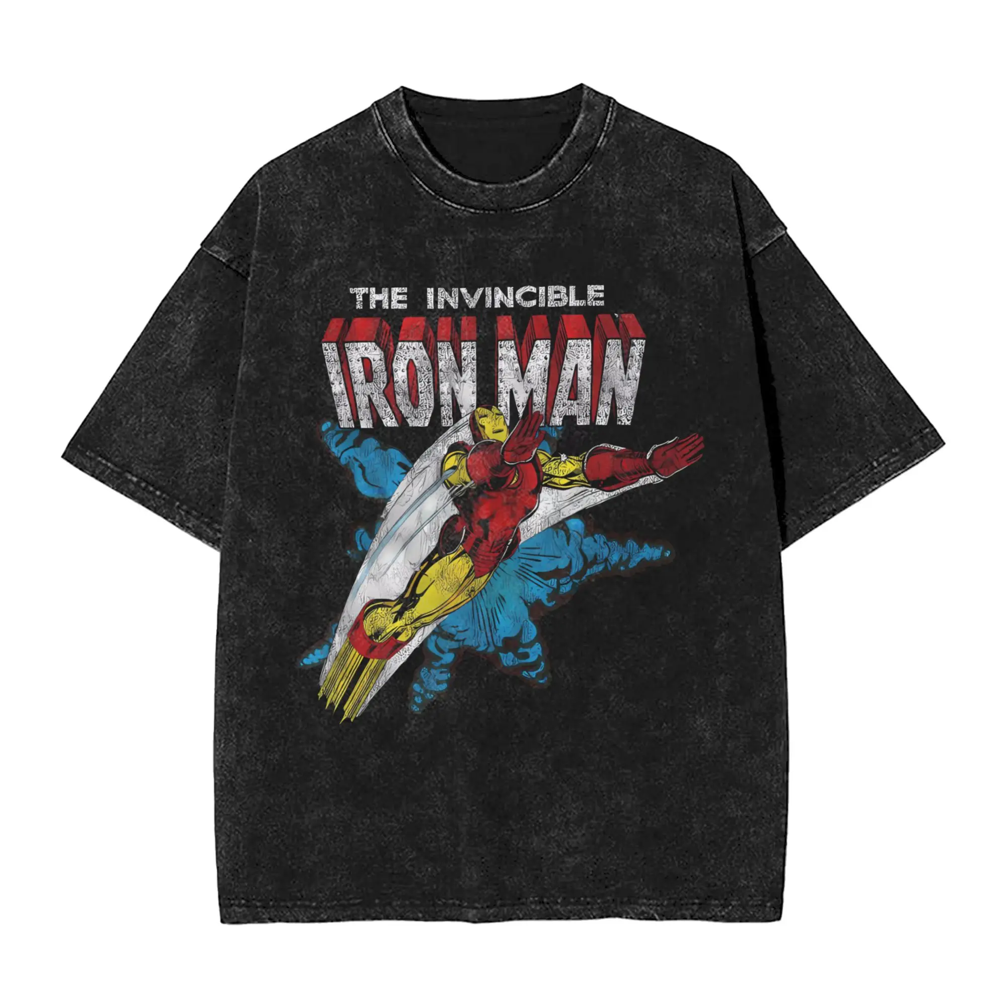 Streetwear Washed T-Shirt The Invincible Iron Man Cotton T Shirts Hippie Tshirt for Male Summer Aesthetic Print Clothing
Streetwear Washed T-Shirt The Invincible Iron Man Cotton T Shirts Hippie Tshirt for Male Summer Aesthetic Print Clothing