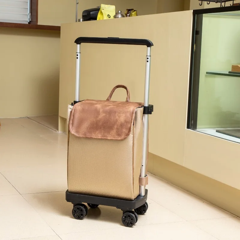 Portable Rolling Travel Duffel, Detachable Push Cart, Lightweight Gym Bag – Wear-Resistant Swivel Wheel, Multi-Pocket Cargo
Portable Rolling Travel Duffel, Detachable Push Cart, Lightweight Gym Bag – Wear-Resistant Swivel Wheel, Multi-Pocket Cargo
