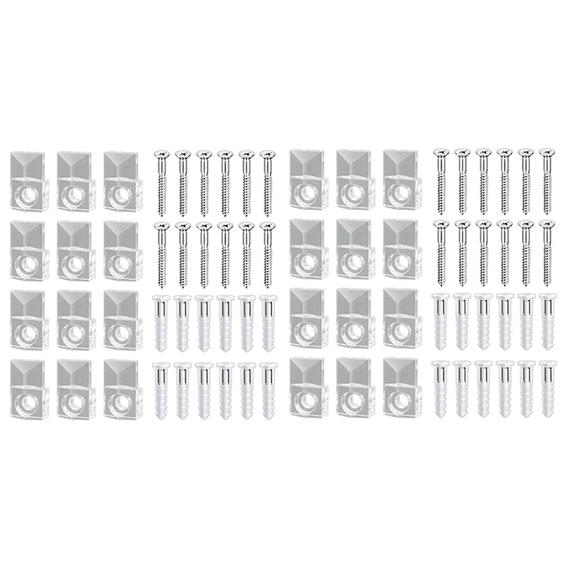 A63K-44 Sets Of Mirror Holder Clips Kit Crystal Clear Plastic Mirror Clip Mirror Holder Clips Glass Retainer Clips Kit
A63K-44 Sets Of Mirror Holder Clips Kit Crystal Clear Plastic Mirror Clip Mirror Holder Clips Glass Retainer Clips Kit