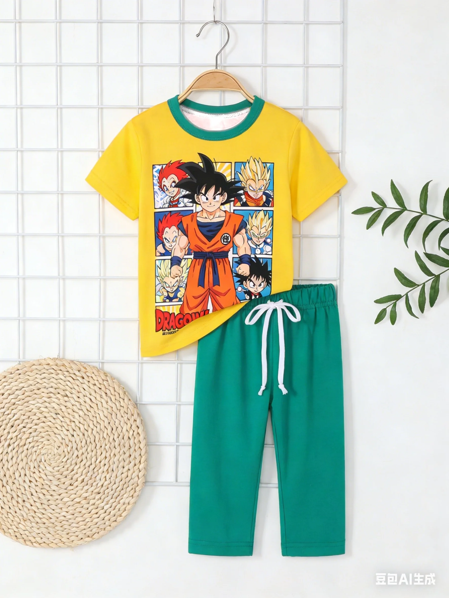 2026 Summer Dragon Ball Goku & Vegeta Kids Outfit Casual 2 Piece T-shirt & Pants Set Anime Streetwear Daily Wear Breathable Soft
2026 Summer Dragon Ball Goku & Vegeta Kids Outfit Casual 2 Piece T-shirt & Pants Set Anime Streetwear Daily Wear Breathable Soft