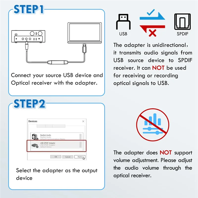 USB To Optical Audio Adapter USB To Optical Cable USB To Optical Audio Converter Cable USB A To SPDIF Port Adaptern01r
USB To Optical Audio Adapter USB To Optical Cable USB To Optical Audio Converter Cable USB A To SPDIF Port Adaptern01r