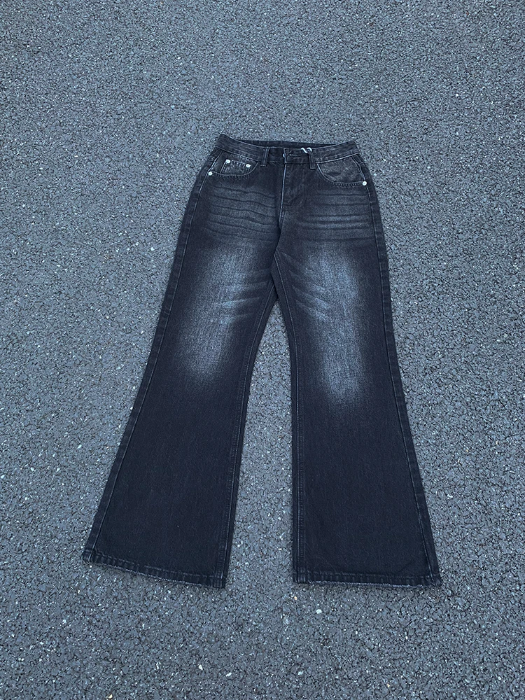 Retro American Waed FF Micro Flare Jeans Men's Women's Straight Leg Slimming Long Trousers Trendy High Waist Jeans
Retro American Waed FF Micro Flare Jeans Men's Women's Straight Leg Slimming Long Trousers Trendy High Waist Jeans