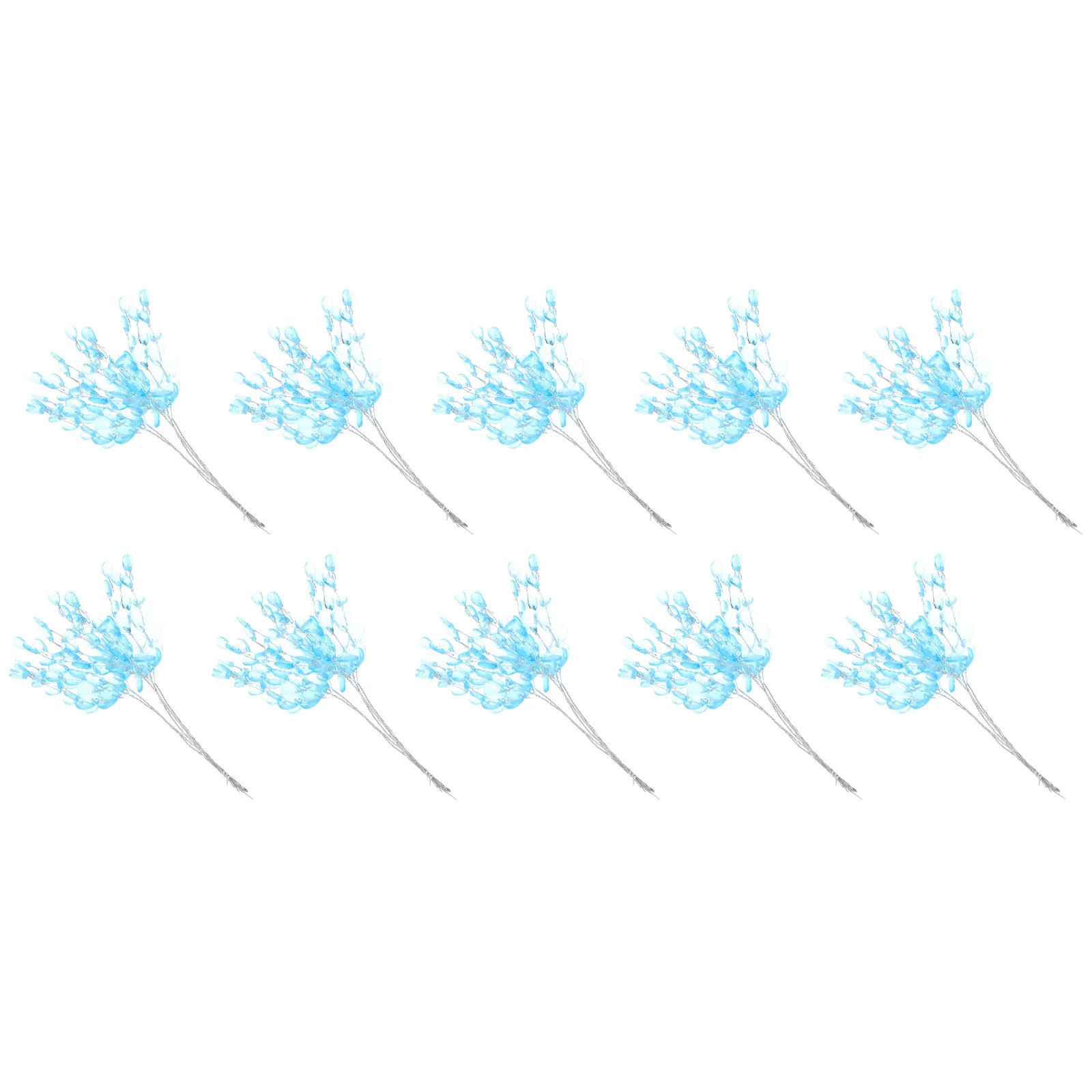 50 Pcs Christmas Decor Tree Cuttings Plastic Water Drop Blue Fake Branch Ornament
50 Pcs Christmas Decor Tree Cuttings Plastic Water Drop Blue Fake Branch Ornament