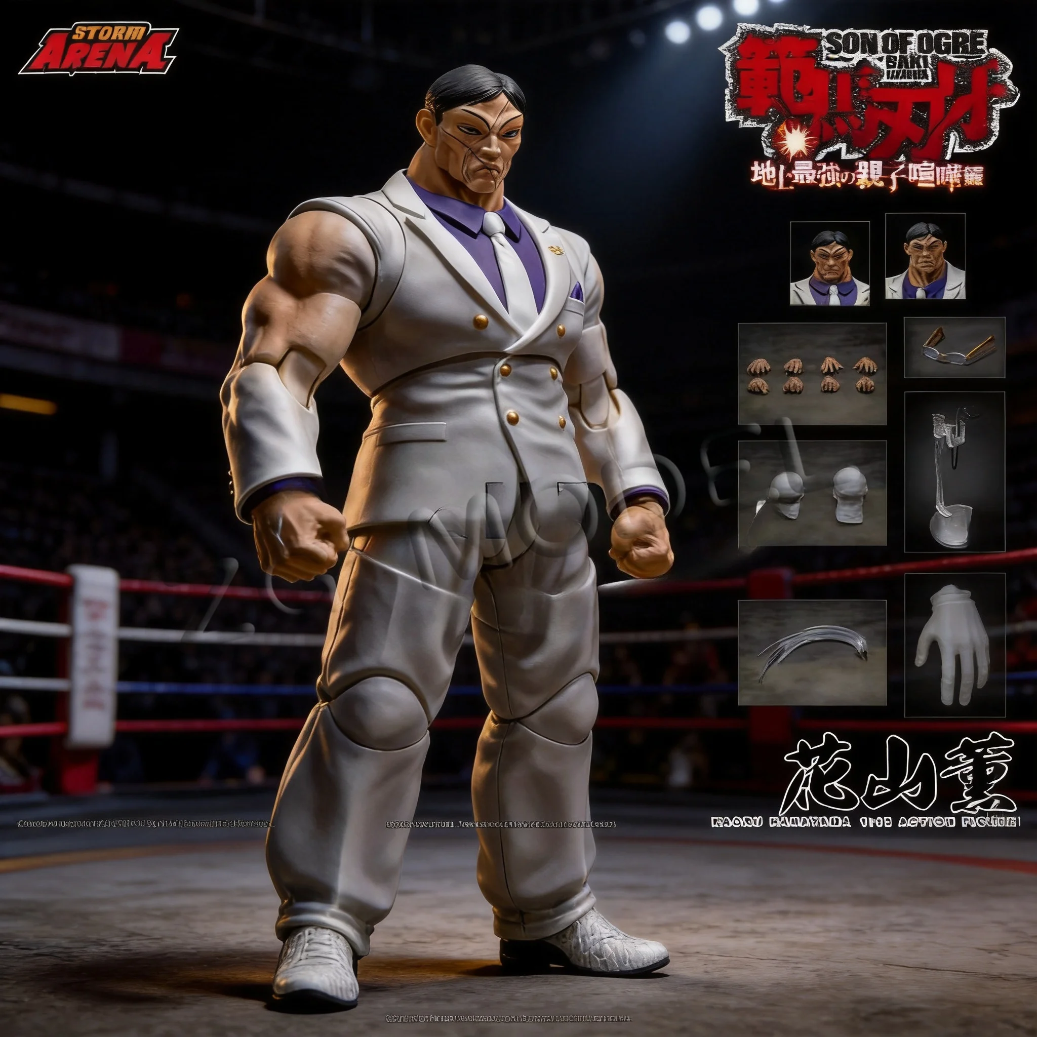 In Stock Storm Collectibles KAORU HANAYAMA BAKI HANMA STROM ARENA 1/12 Scale Animation Model Action
In Stock Storm Collectibles KAORU HANAYAMA BAKI HANMA STROM ARENA 1/12 Scale Animation Model Action
