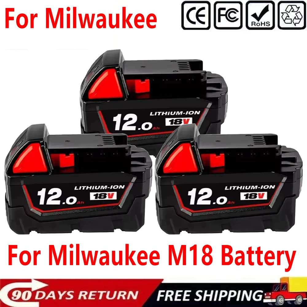 New Milwaukee M18 18V Battery Positive Charger 12Ah For Milwaukee 48-11-1815 48-11-1850 2646-20 2642-21CT Power Tool Accessories
New Milwaukee M18 18V Battery Positive Charger 12Ah For Milwaukee 48-11-1815 48-11-1850 2646-20 2642-21CT Power Tool Accessories