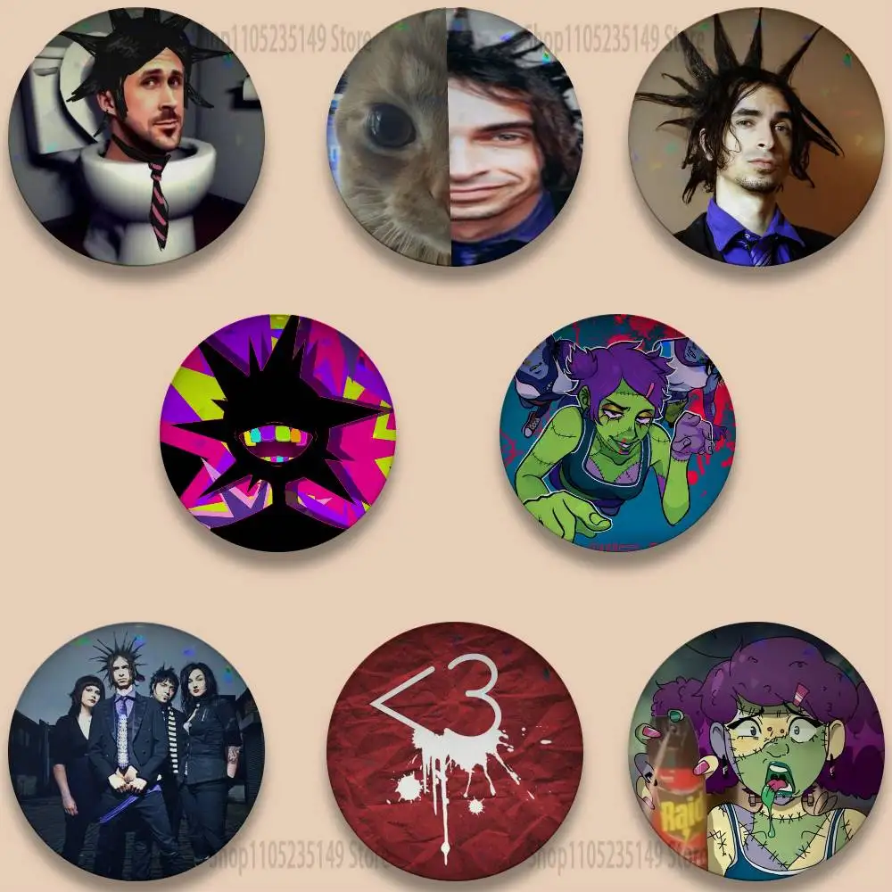 FRANKENSTEIN GIRLS Album 58mm Round Cartoon Brooches Badge for Backpack Accessories Hat Decoration HD Print Handmade Gifts
FRANKENSTEIN GIRLS Album 58mm Round Cartoon Brooches Badge for Backpack Accessories Hat Decoration HD Print Handmade Gifts