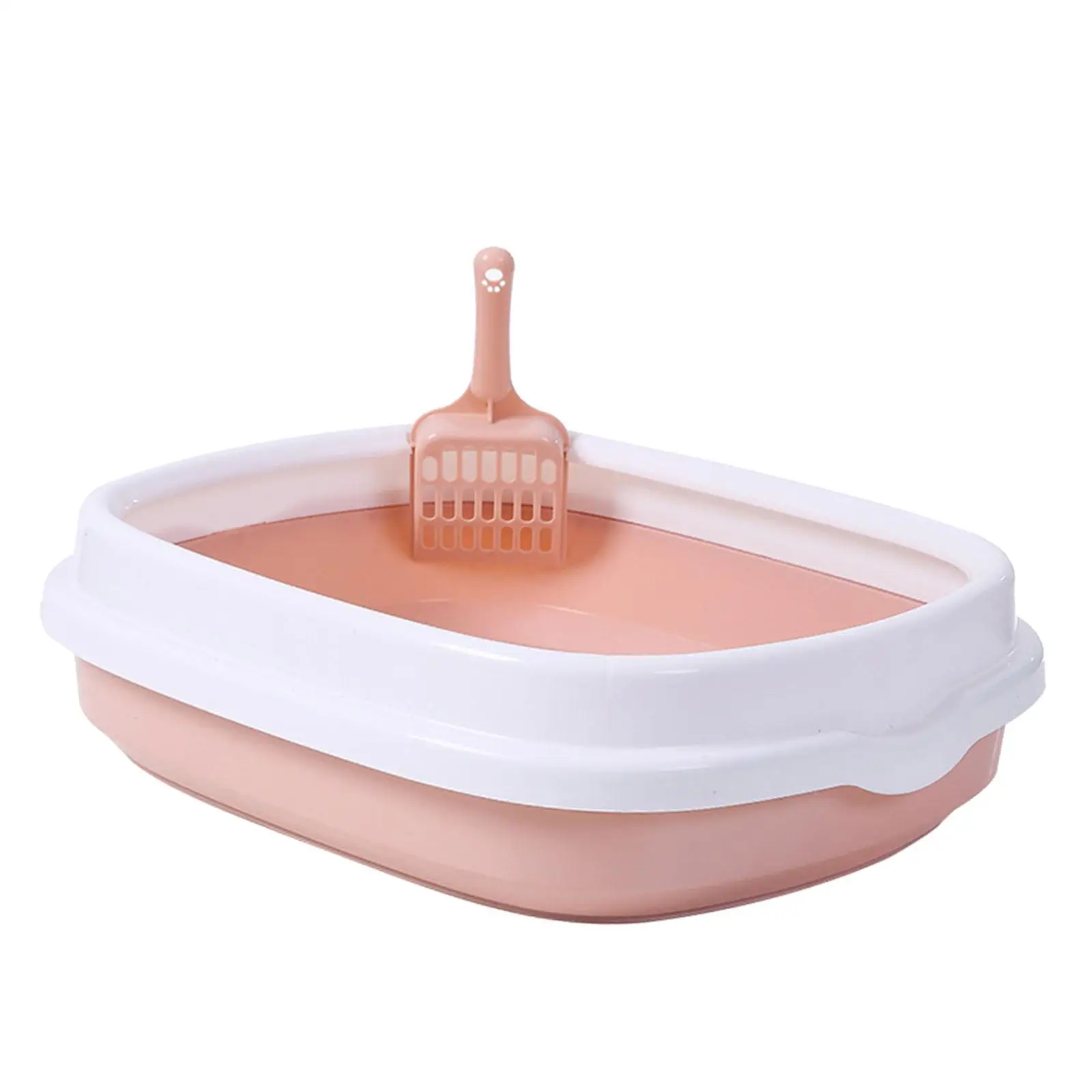 Semi Enclosed Cat Sandbox Portable Tray Heighten with cleaning tool Kitty Litter Pan Bedpan for Travel Supplies Kitty Kitten
Semi Enclosed Cat Sandbox Portable Tray Heighten with cleaning tool Kitty Litter Pan Bedpan for Travel Supplies Kitty Kitten